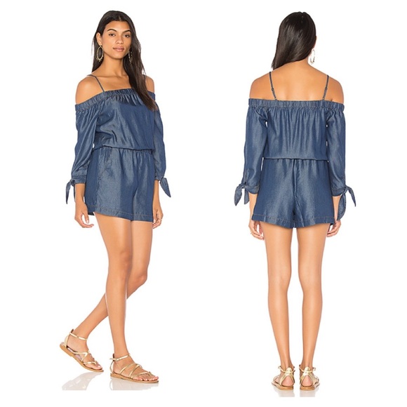 Chambray denim romper by Splendid. Size small - Picture 2 of 12